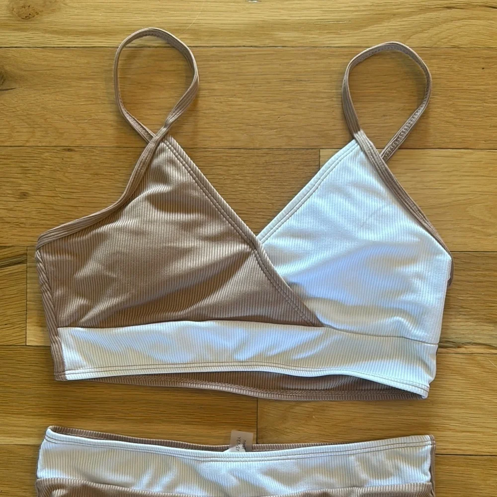Two-Tone Bikini Set